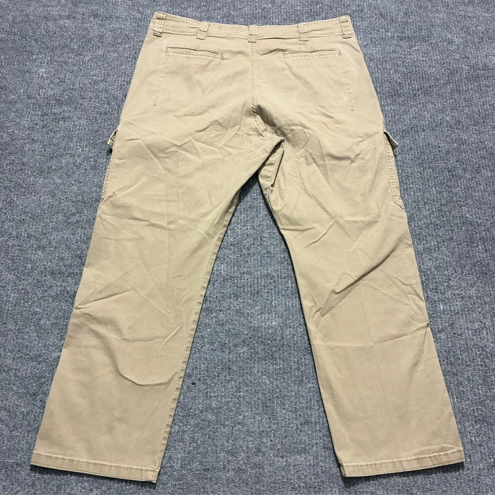 Wrangler Mens Cargo Pants Size 38x30 Beige Relaxed Fit‎ Utility Outdoor Mid Rise